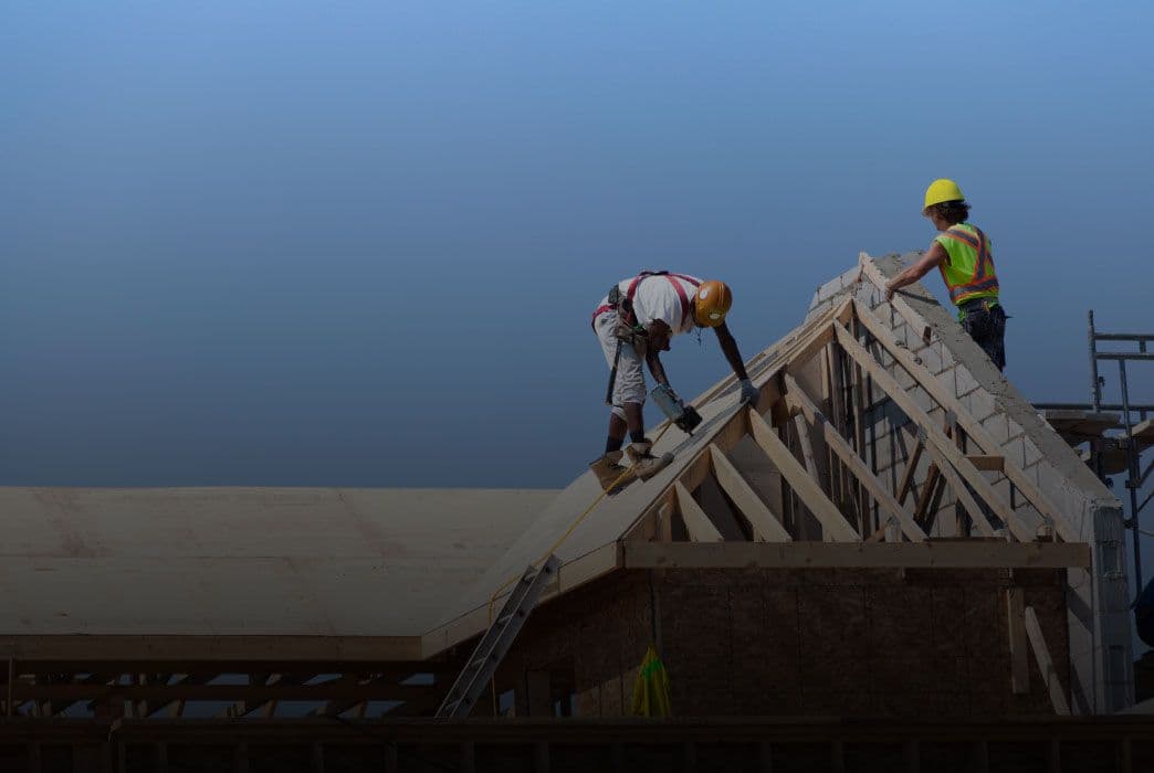 workers on roof