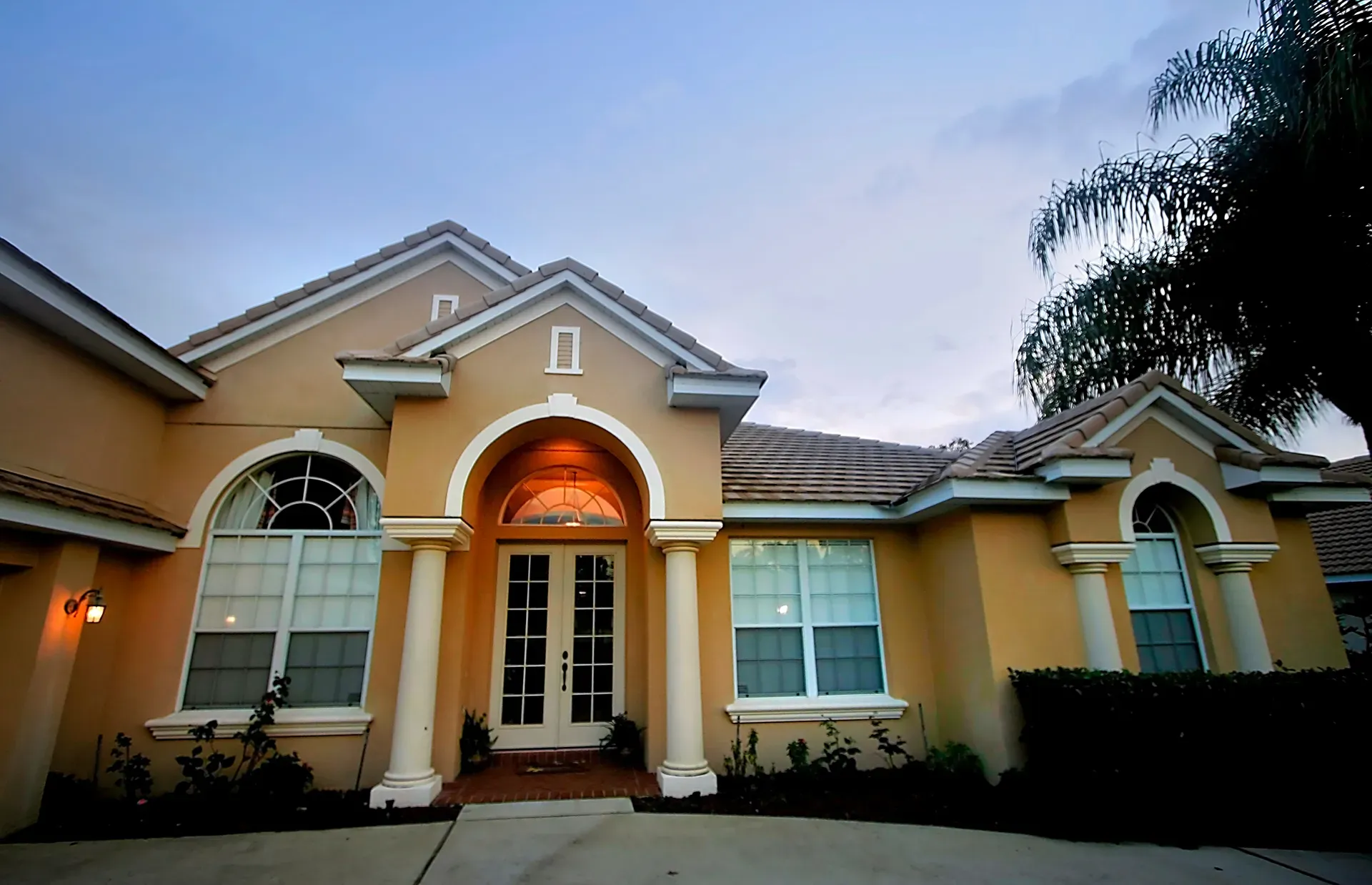 front of home
