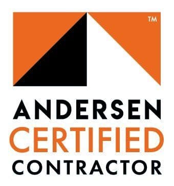 Andersen Certified Contractor logo with registered trademark symbol
